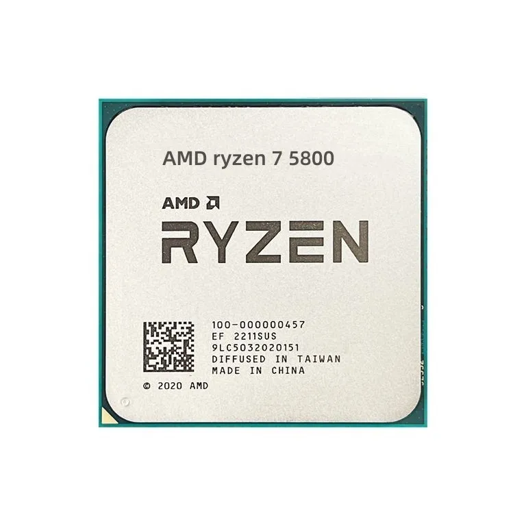 Amd Ryzen 7 5800 с разъемом Am4 3200 МГц Частота 8 ядер Radeon Vega графический процессор поддержкой материнской