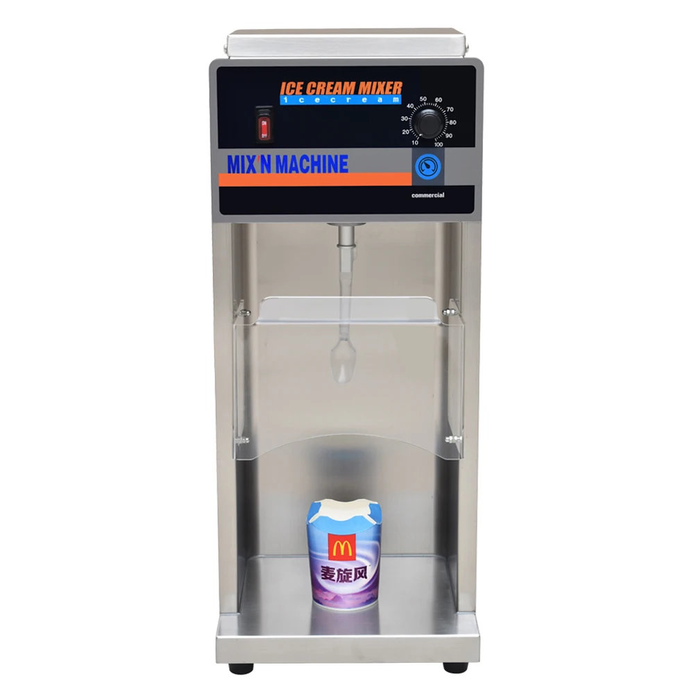 Mini Table Top Dairy Queen Milk Smoothie Slush Maquina Del Helado Swirl Ice Cream Blender Blizzard Making Machine