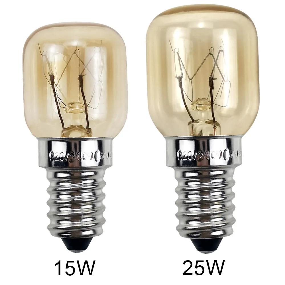 America  E14 E12 Oven bulb  microwave Light salt crystal lamp  300 degree high temperature incandescent bulb