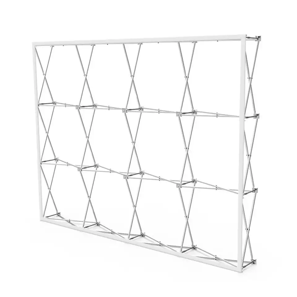 4*3FT Aluminum frame stretch fabric pop up stand display for advertising and events