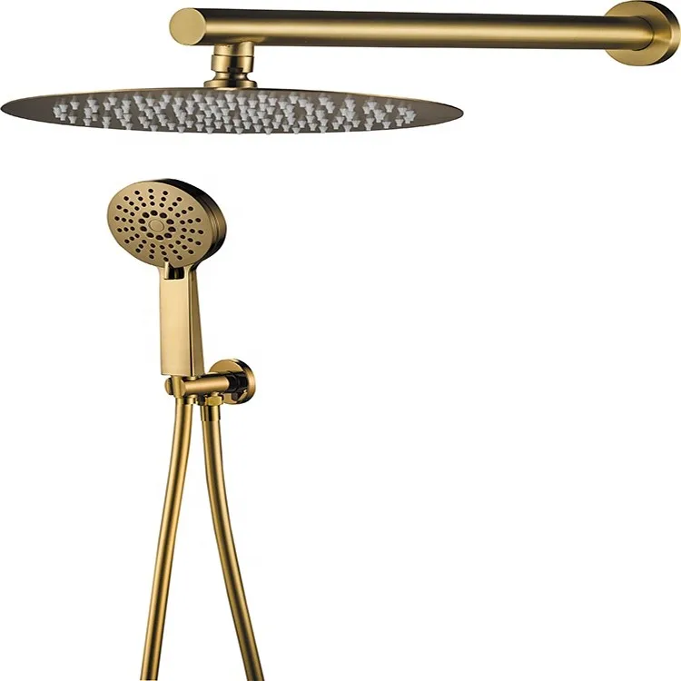 Лидер продаж, популярный высококачественный поставщик в Китае, Золотой смеситель для ванной комнаты, душевой набор, набор для ванной комнаты, душевой набор