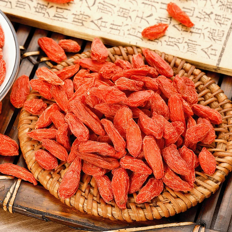 WCX Natrual Dried Goji Red Goji Berries Fruit Bulk Chinese Red Wolfberry