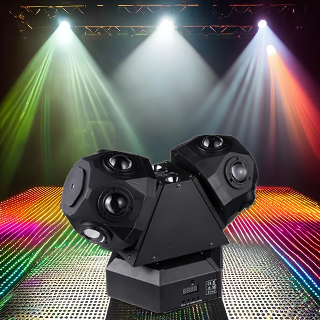 Лидер продаж 12 светодиодных ламп оснащенных RGB-лазером подходит для освещения сцены диджея диско-вечеринки