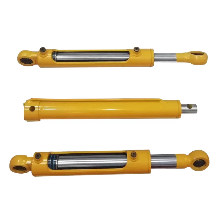 Double single acting wrench excavator trailer tipping 10 ton 100 ton 150ton rotating hydraulic cylinder telescopic
