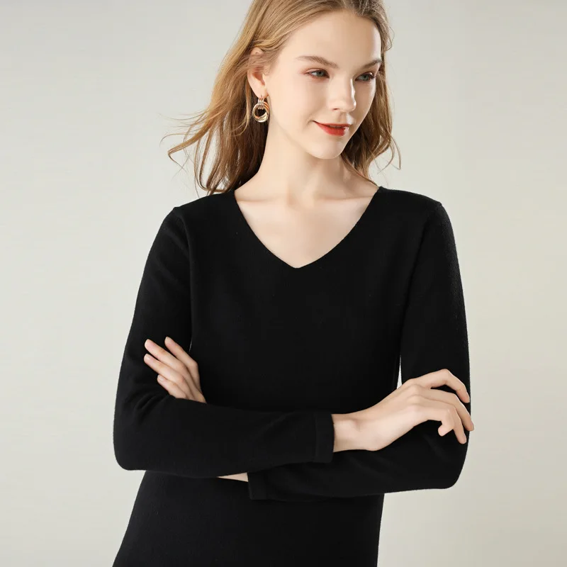 Оптовая продажа, трикотажная антибиоза jumperOEM, органический хлопок, искусственный шелк, переработанная пряжа, полиэфир, экологически чистые женские свитеры, платье