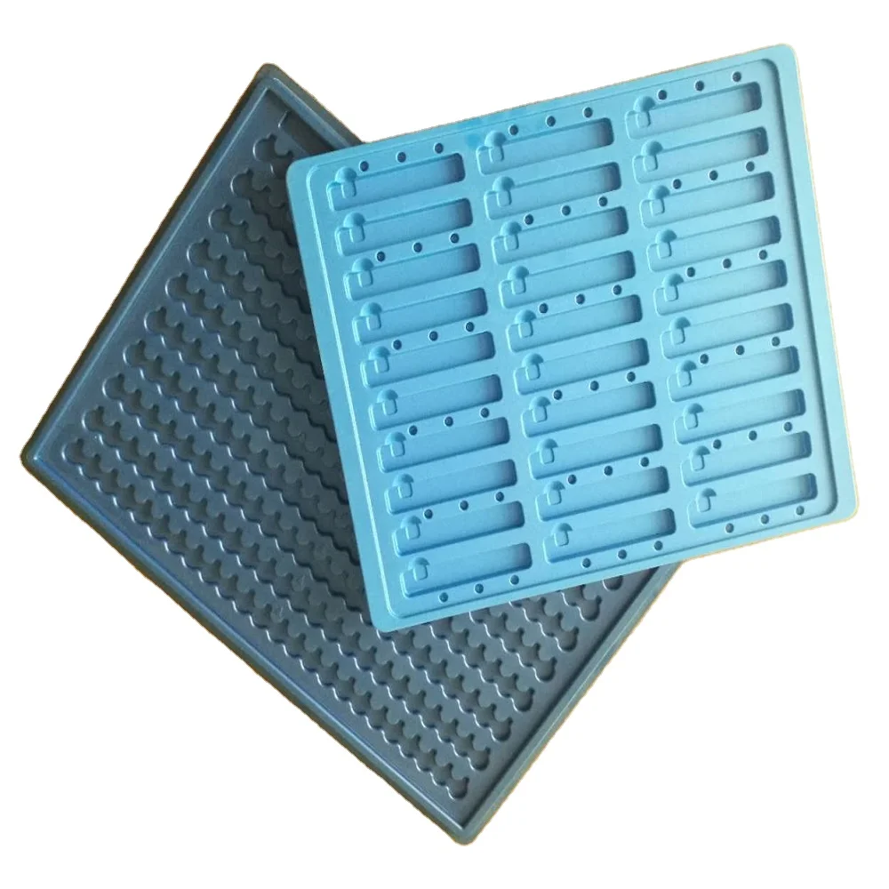 Clear Antistatic Electronic Chip Plastic Tray