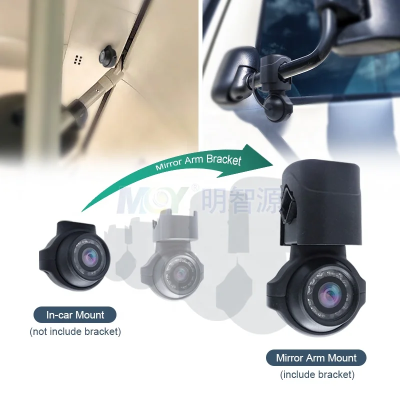 Vehicle Side View Camera Unique Bracket Design AHD 720P 1080P CVBS 700TVL IR Night Vision Use for Bus Truck