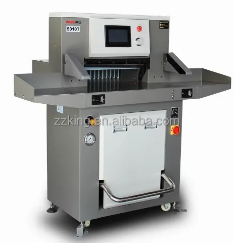 Hydraulic Paper Cutter with Side Table and Air Table 500mm Guillotine Paper Cutting Machine