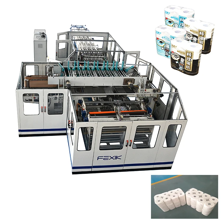 Toilet Paper and Kitchen Towel F-T8 160 Bags/min Machine Full Automatic Tissue Making Machine Automatic Carbon Steel 8000 0.5mpa