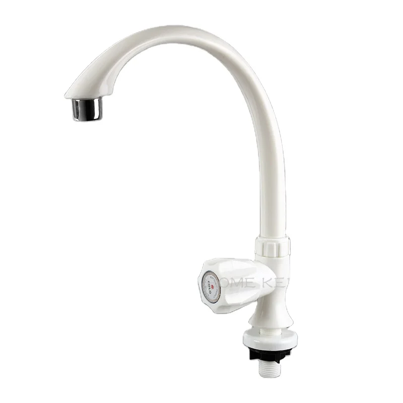 Factory Directly Sale Price Sink Mounted Kitchen Faucet PP ABS Sink Faucet Homeuse Water Tap
