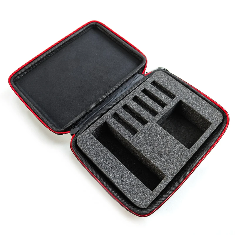 Custom Accessories Bag Gray Hard Shell Charger Case Large Capacity EVA Power Bank Case with Foam