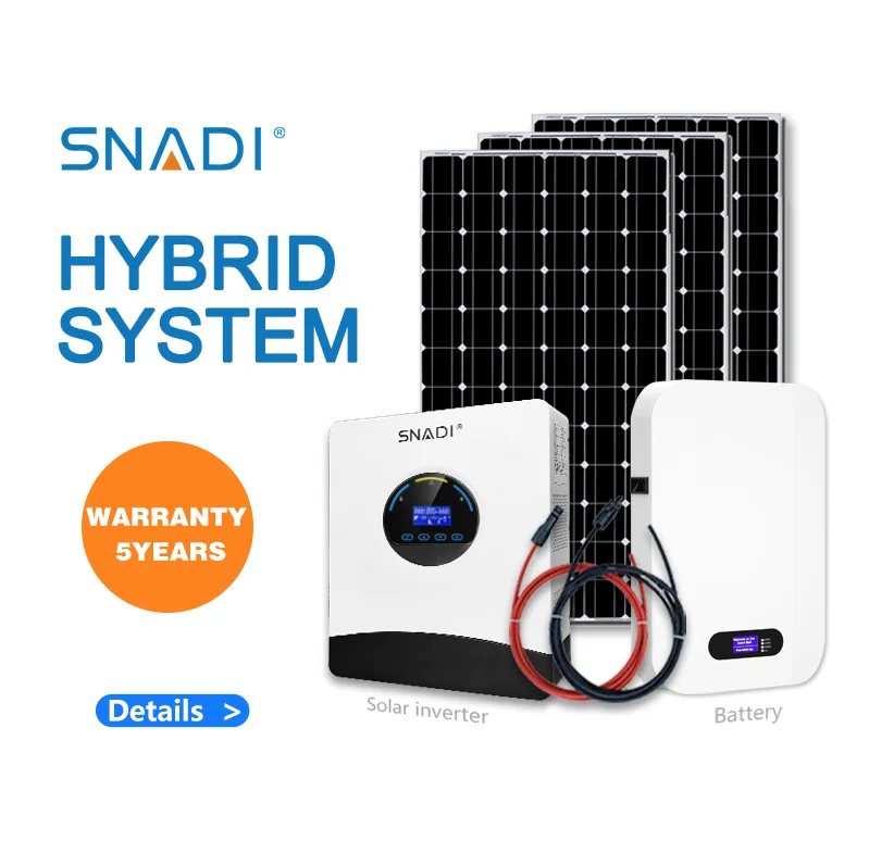 SNADI Complete Off Grid 10kw Solar System 10 Kw Solar Energy 10000w Solar Panel Small size  light weight  220V Solar system