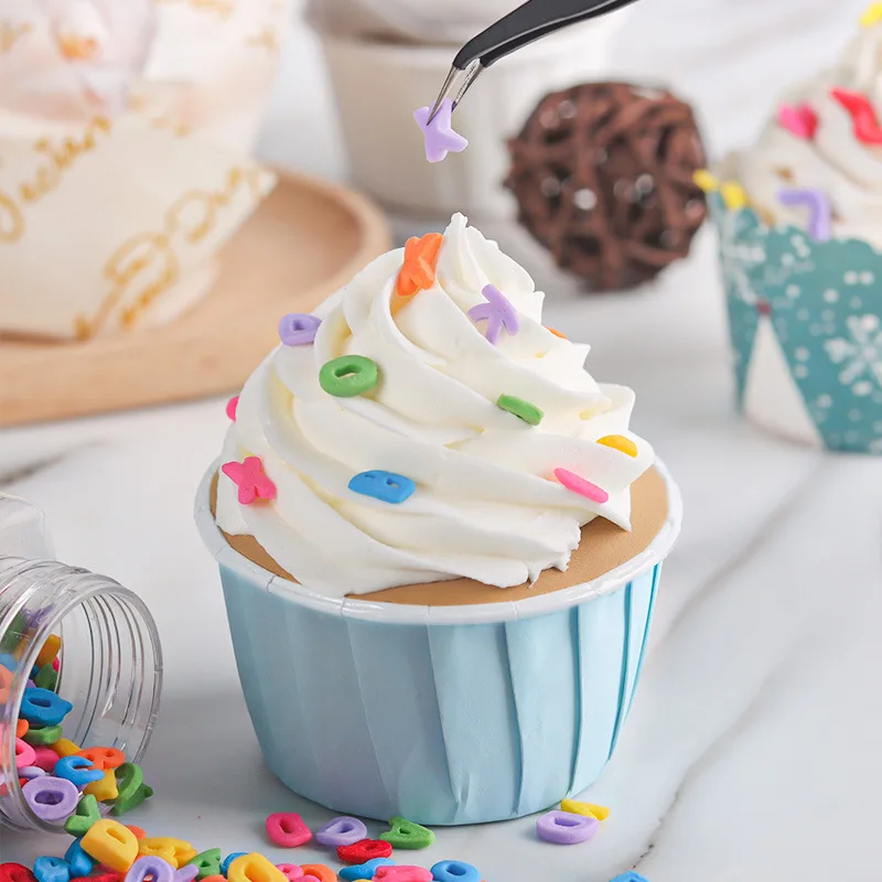 Factory Price Gold Silver Colorful Round Edible Sugar Pearl Sprinkles for Birthday Wedding Cake Decoration Edible Sprinkle Candy