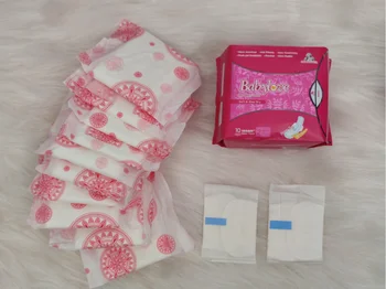 Sanitary Napkin, Soft Single Use Second Grade Sanitary Napkin Wholesale Overnight Use Disposable Private Label Lady Cotton ISO