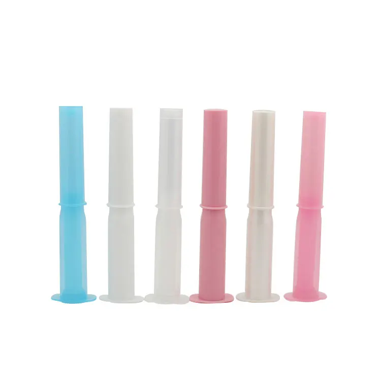 Medicine packaging disposable vaginal suppository applicators gel tube other feminine hygiene products