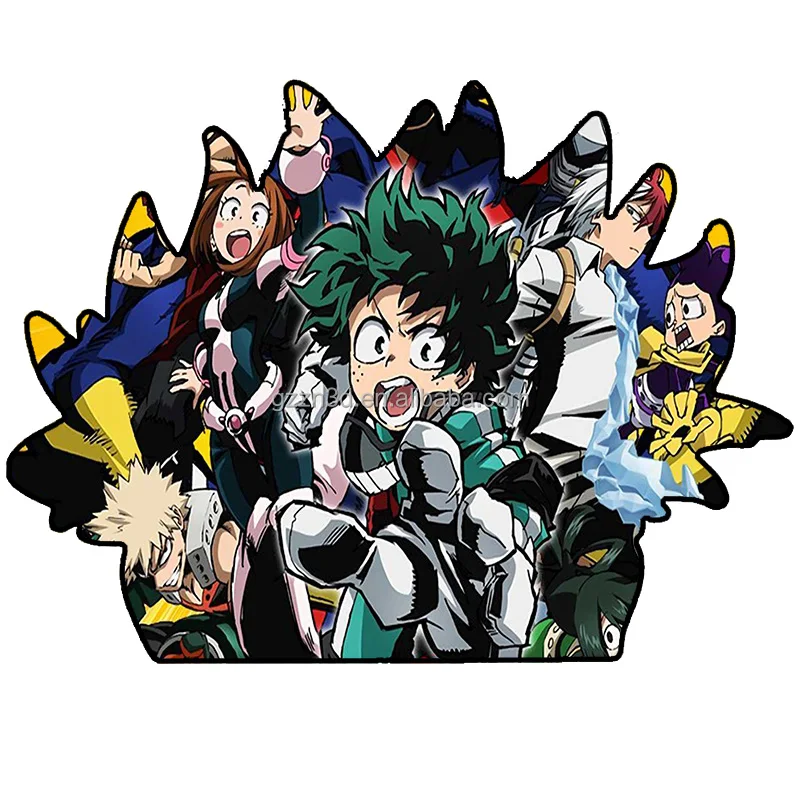 High quality Custom Size Anime style lenticular printing 3d stickers