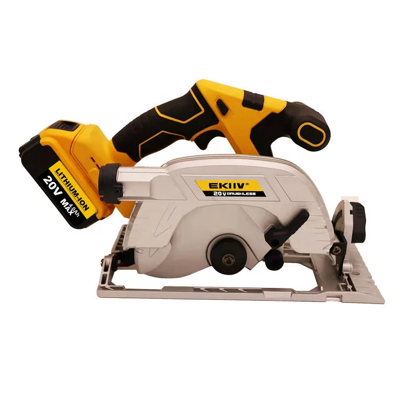 EKIIV Cheap Straight Cordless Circular Saw with factory price and good quality power tools set power saws miter saw 20v