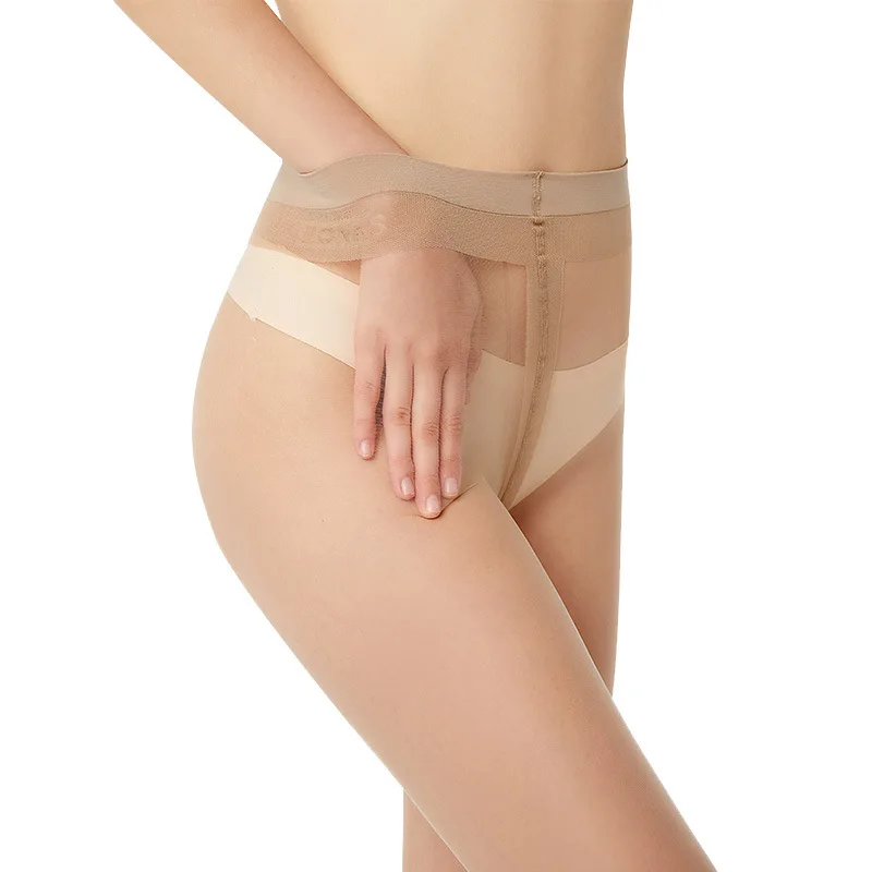 Fashion breathable 15D thin tights anti-snagging high waist pantyhose