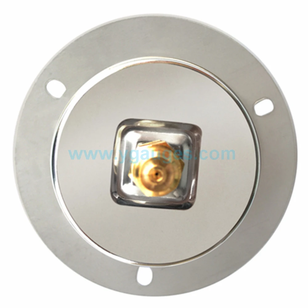 Lower back connection high quality glycerin filled type gauge manometer