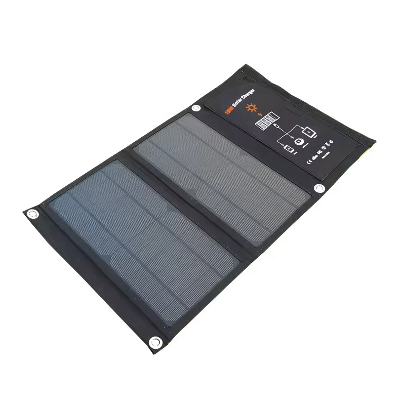 2024 wholesale thin-film solar portable charging bag outside folding bag Solar Panel Flexible charging pack