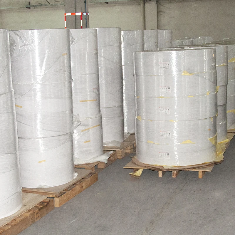 Высококачественная термобумага Guanghao 45/48/55/60/65/70 Gsm рулон Jumbo 405 мм/565 мм/795/844/875 мм ширина 6000/12000 м длина 48-70