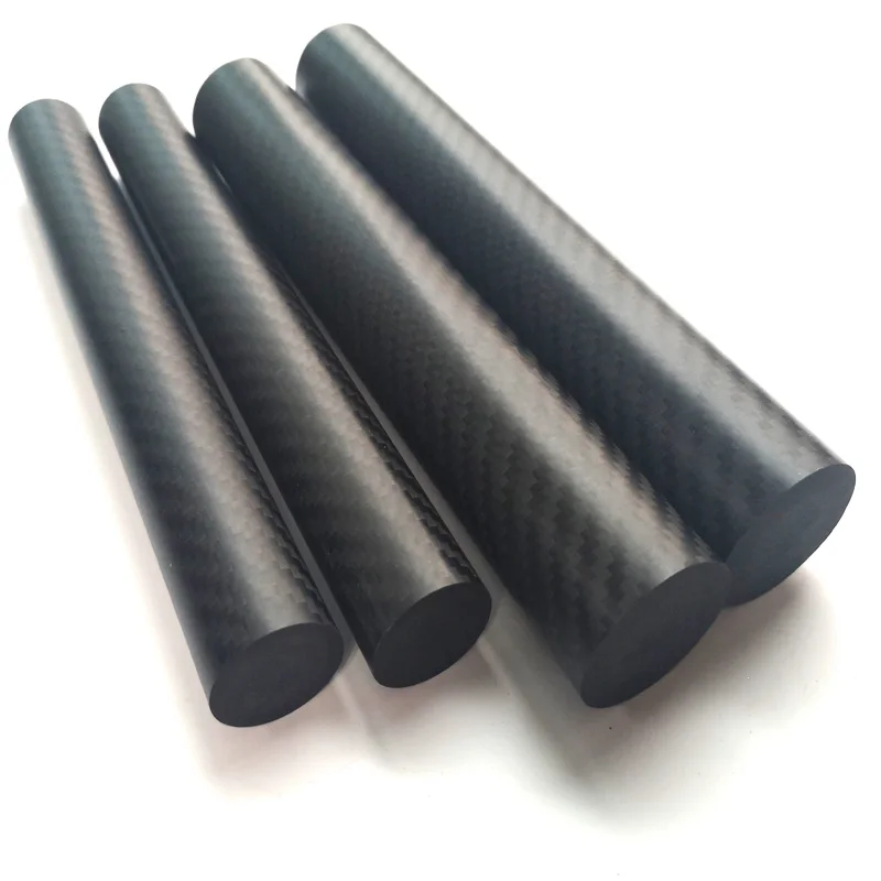 
High strength Solid carbon fiber rod glossy and matte lightweight carbon fiber rod 