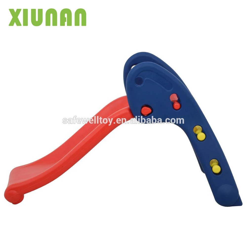 XIUNAN XSL001 CE proved kids plastic foldable slide indoor playground equipment children plastic slide kids indoor slide