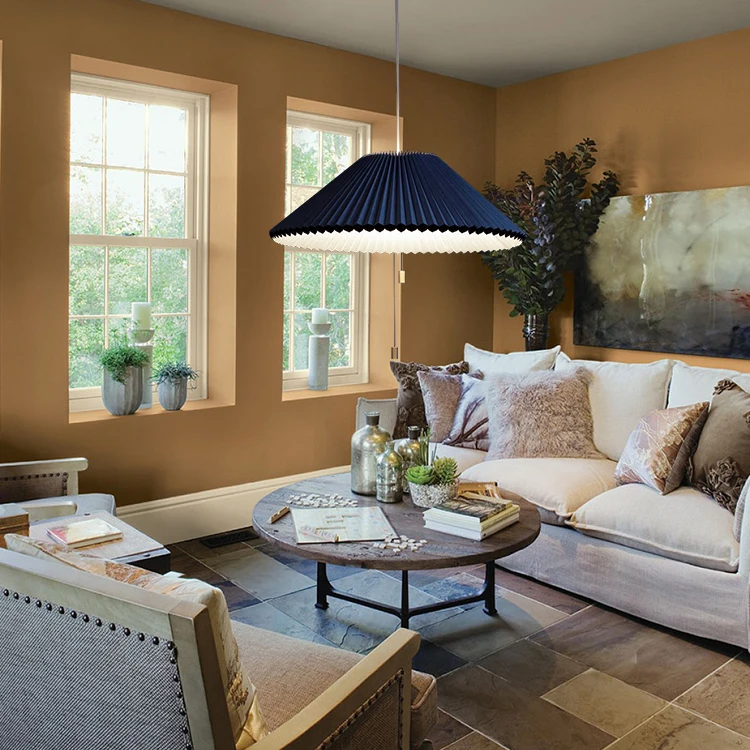 
Modern hot sale Nordic simple style home coffee shop metal paper pendant lamp 