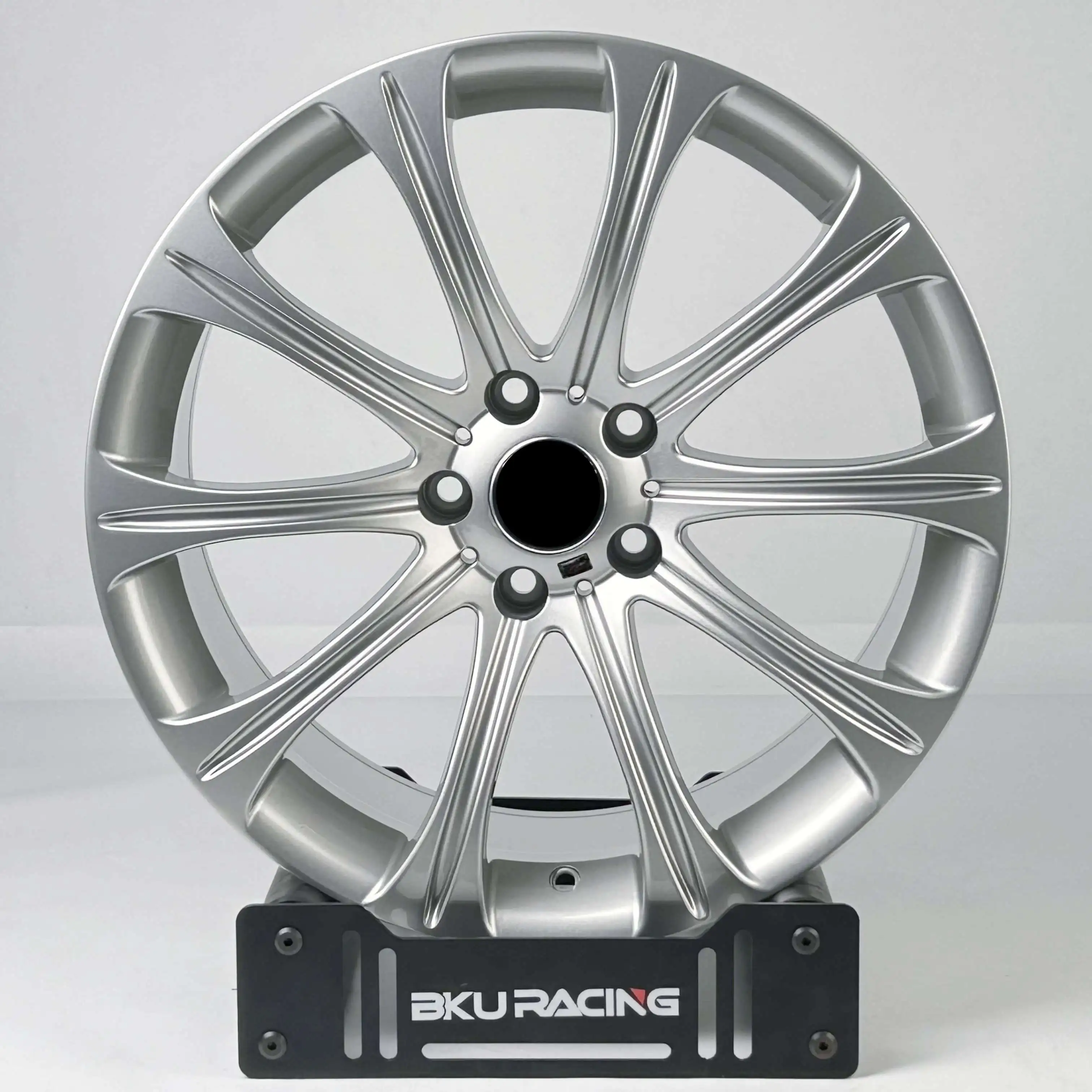 BK Style 166 5x120 Wheels 19 20 inch Rims Sliver 10 Spoke Alloy Passenger Racing Car Wheels For BMW E90 E46 E60 E61 F10 F30 E39