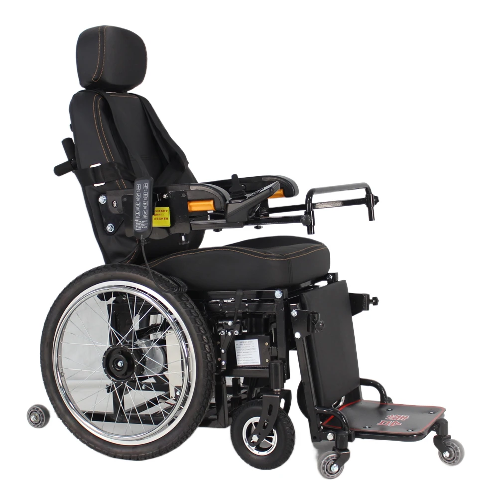 Factory price electric standing wheelchair electric wheelchair can stand and remotely control standing wheelchair