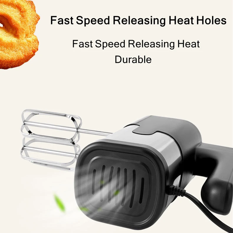 Household Kitchen Appliances 600W 5 Speed Electric Whisk Egg Beaters Whip Fruit Hand Mixers For Bakery Cakes Dough