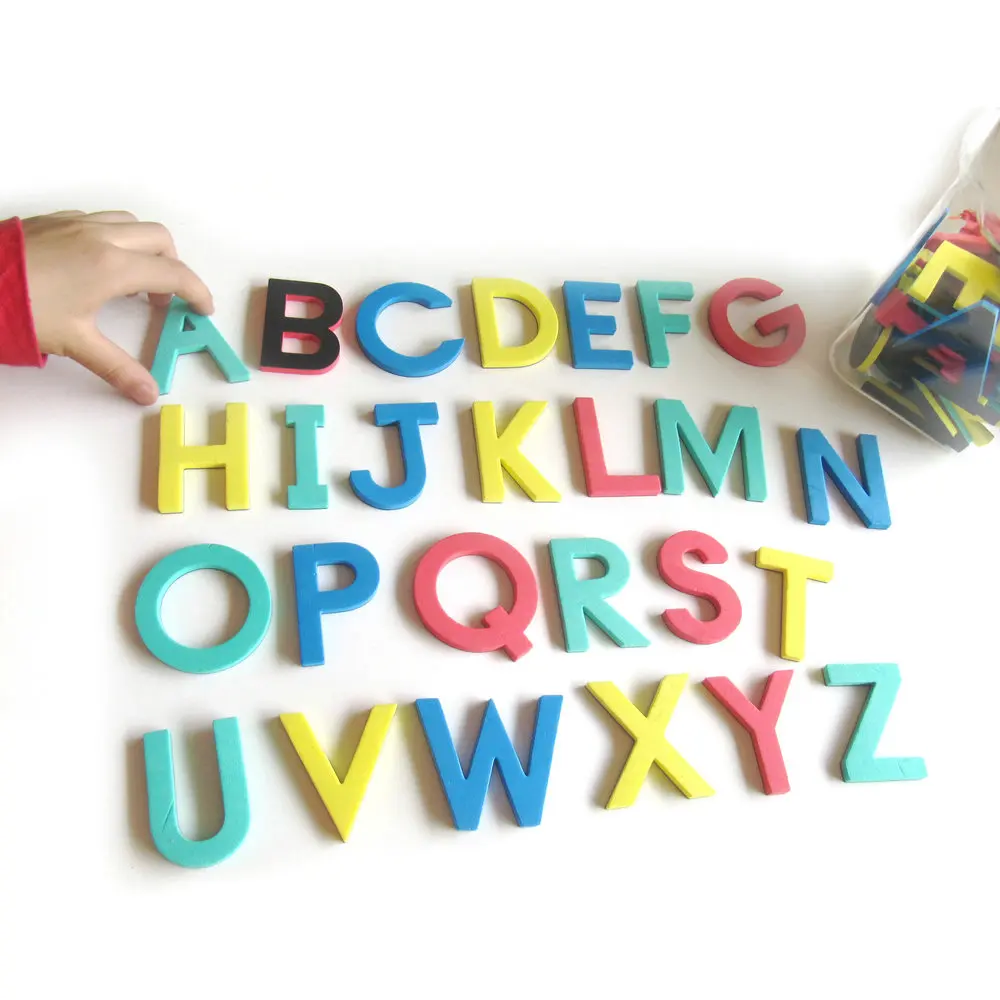 58 шт. набор магнитных букв-классный Обучающий набор магнитов алфавита другие обучающие игрушки