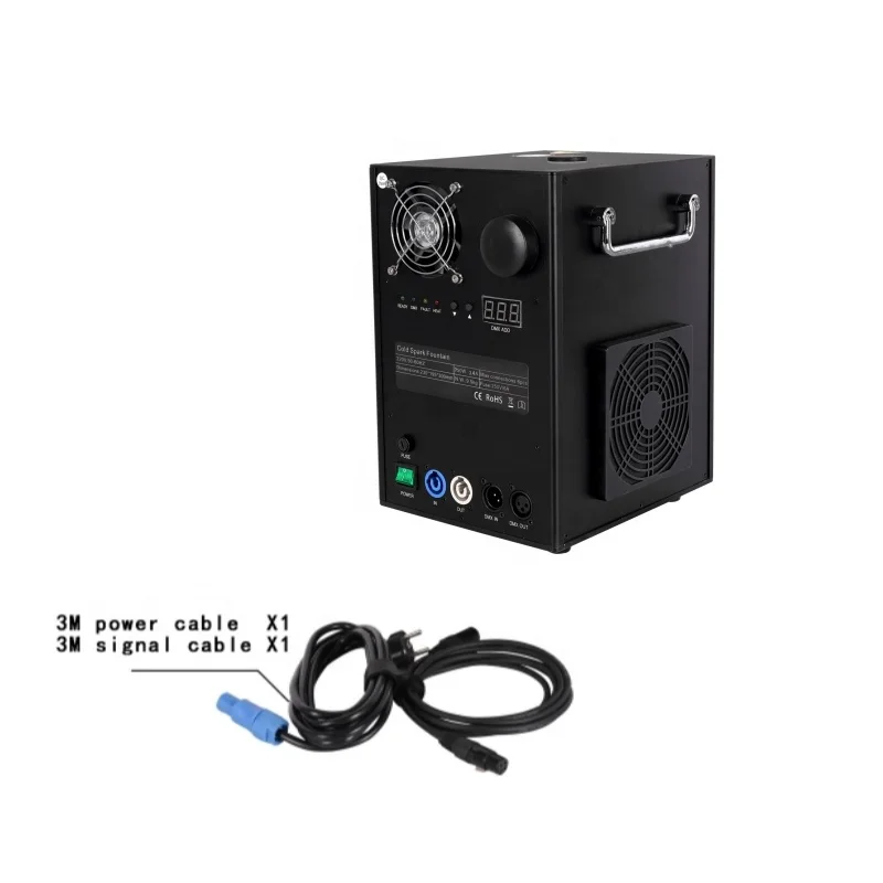 Wholesale electric sparklers use remote control for indoor outdoor wedding party occasion cold fountain fireworks machine