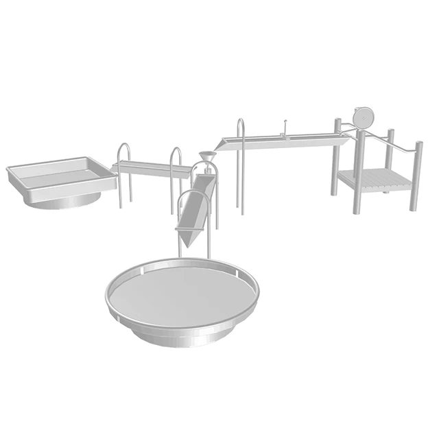 COWBOY aqua water slide play Archimedes Screw combination for aqua park water sports equipment play