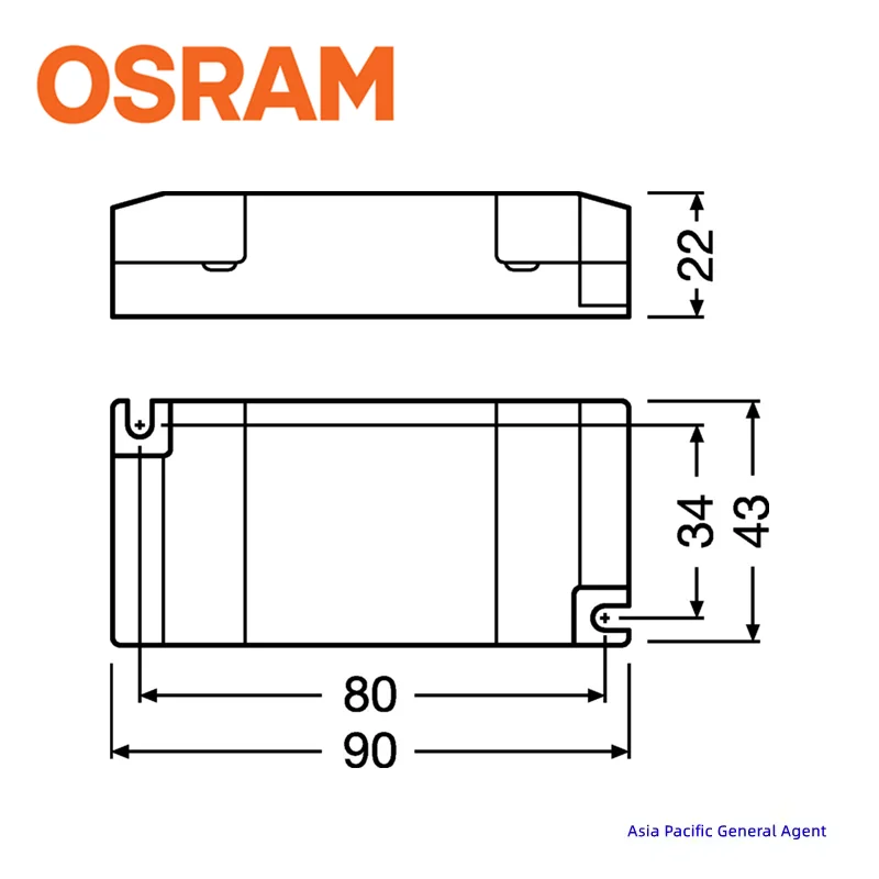 Оригинальный элемент привода Osram 12/220-240/300 24V-42V 300mA постоянный ток светодиодный драйвер