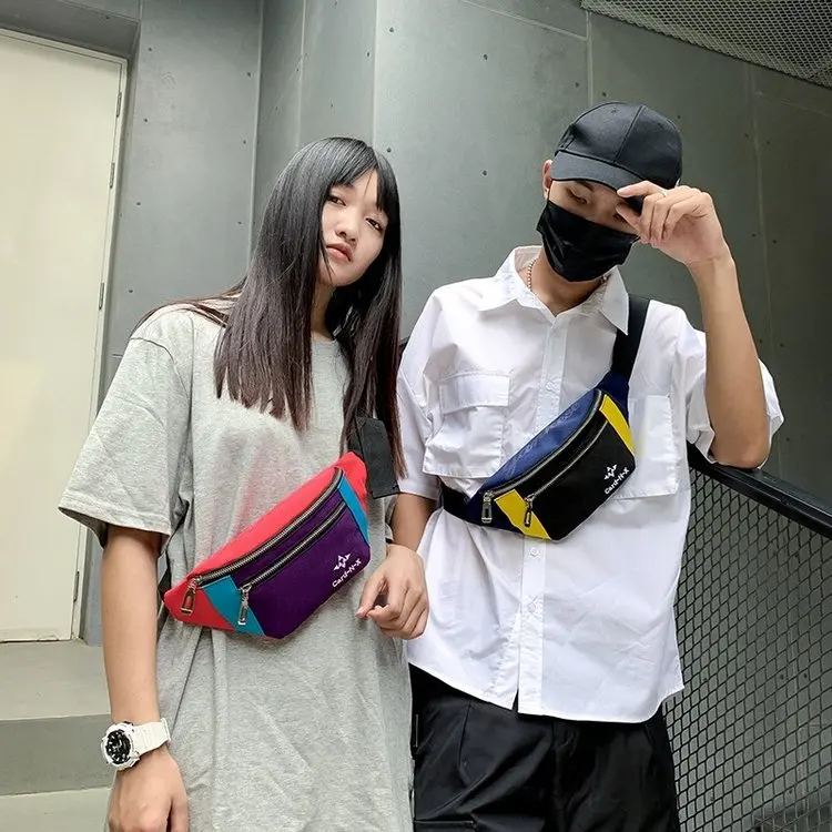 
Модная Повседневная уличная спортивная поясная сумка в стиле хип-хоп для фитнеса, велоспорта, бега, унисекс, большая забавная дорожная нагрудная сумка для женщин и мужчин, поясная сумка 