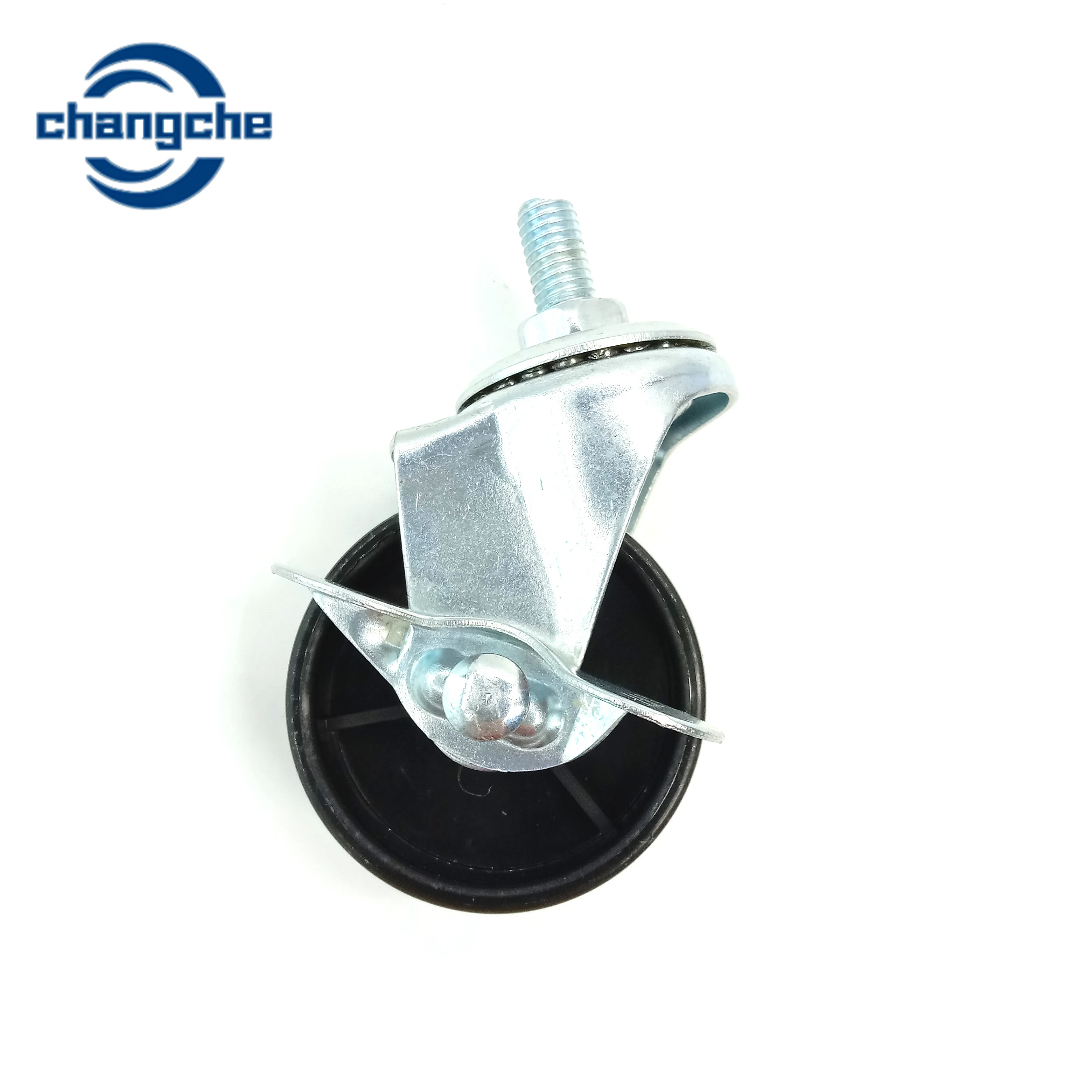 6 Inch Rubber Platform Swivel Wheel/European Style Aluminum Core Rubber Wheel/Precision Ball Bearing Rubber Casters And Wheels