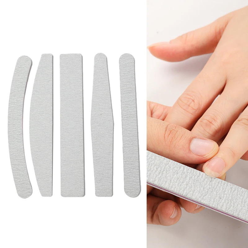 Двусторонняя пилка для ногтей, 80/100/120/150/180/240/320 Грит