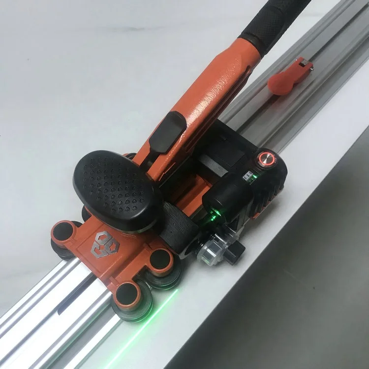 New model laser 3.8m Large format guide rails Ceramic tile cutter sintered stone dekton gres porcelain slab manual tile cutter