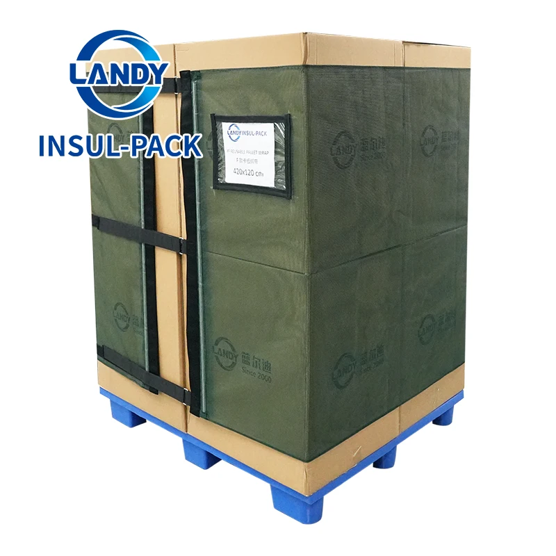 High Performance Mesh Reusable Pallet Wrap With Packing List Pocket