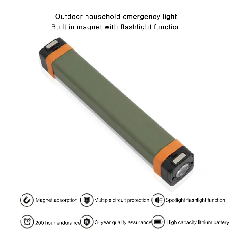 Новая многофункциональная портативная светодиодная наружная лампа для кемпинга с usb-зарядкой, противомоскитная функция, аварийная лампа