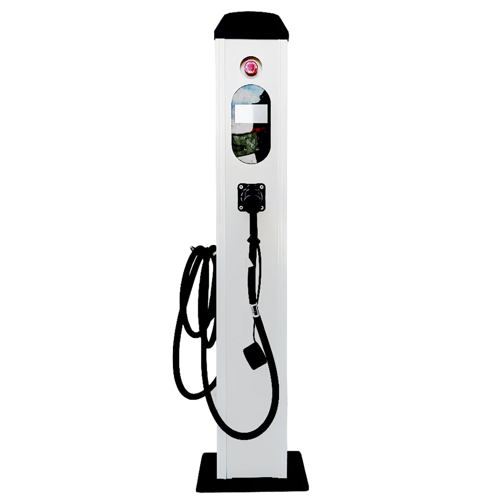 32Amp Уровень 2 EV Смарт пьедестал электрический автомобиль ac зарядное устройство Wi-Fi evse новый стиль зарядная