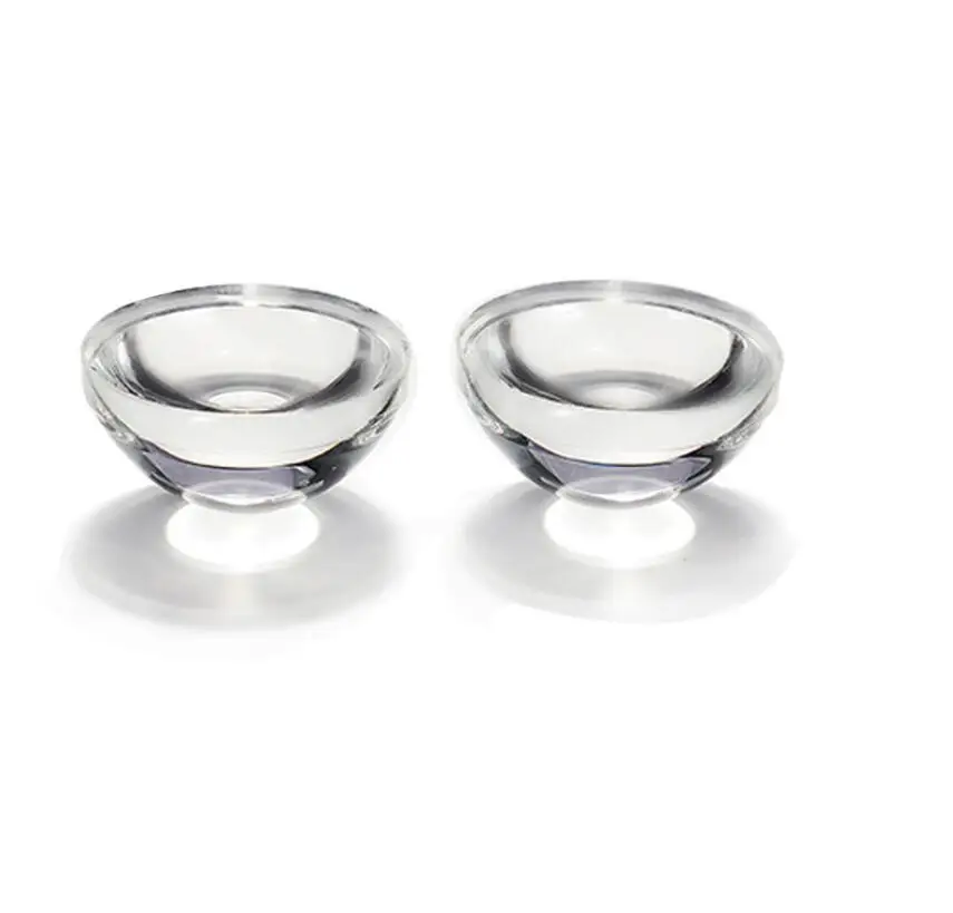 48mm diameter can be customized optical glass convex lens car lamp LED lens high borosilicate glass lens