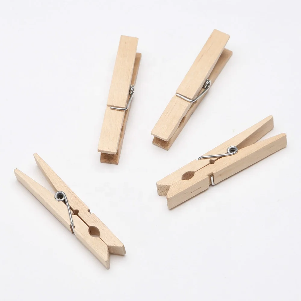 84 mm large clothes pegs wood