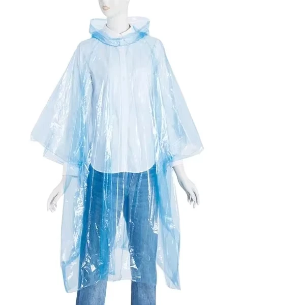 Wholesale Low Price Disposable Raincoat Waterproof Rain Coat Poncho For Adults Raincoat Pvc Hooded Raincoat