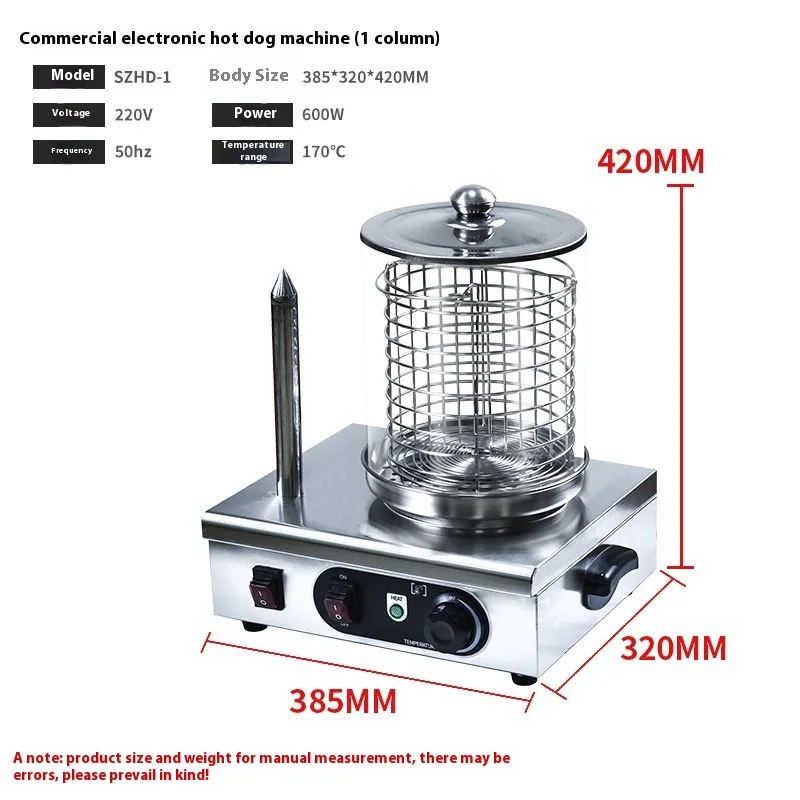Commercial Customized Hot Dog Machine Electric Heating Hot Dog Vending Machines Hot Dog Stand Grill for Supermarket