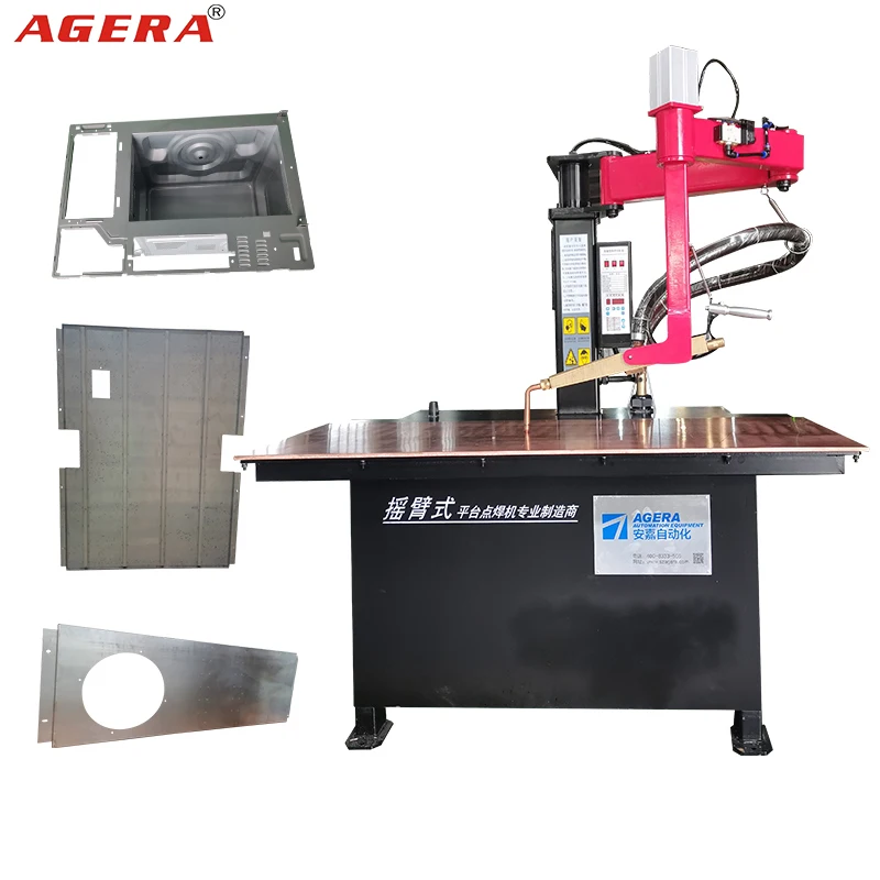 Agera Cabinet Galvanized steel table hand spot welding machine metal door platform spot welder
