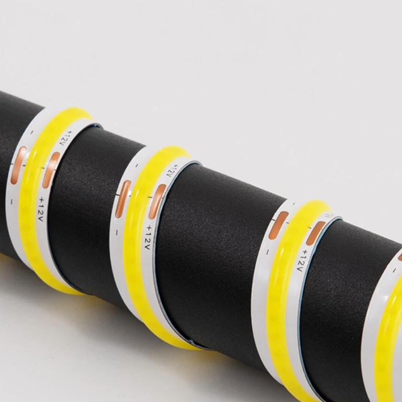 
High Lumen IP20 65 68 Flexible COB Strip Light 12 24V 5050 60P 14 4W PINK GREEN Quantity Luminous RED BLUE Body Lamp Copper OEM 