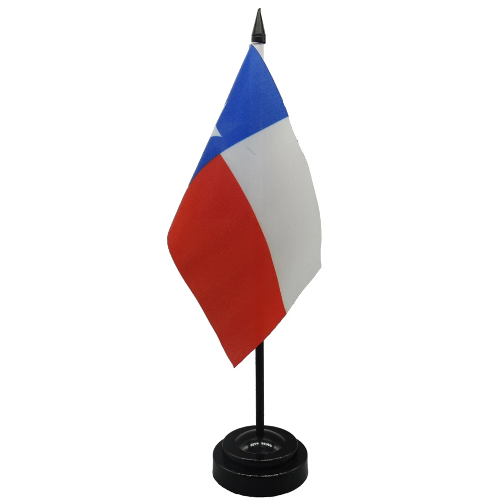 High Quality Custom Texas Desk Flag Conference Negotiation Flag  Product Display Office Top Desk Ornaments Flags