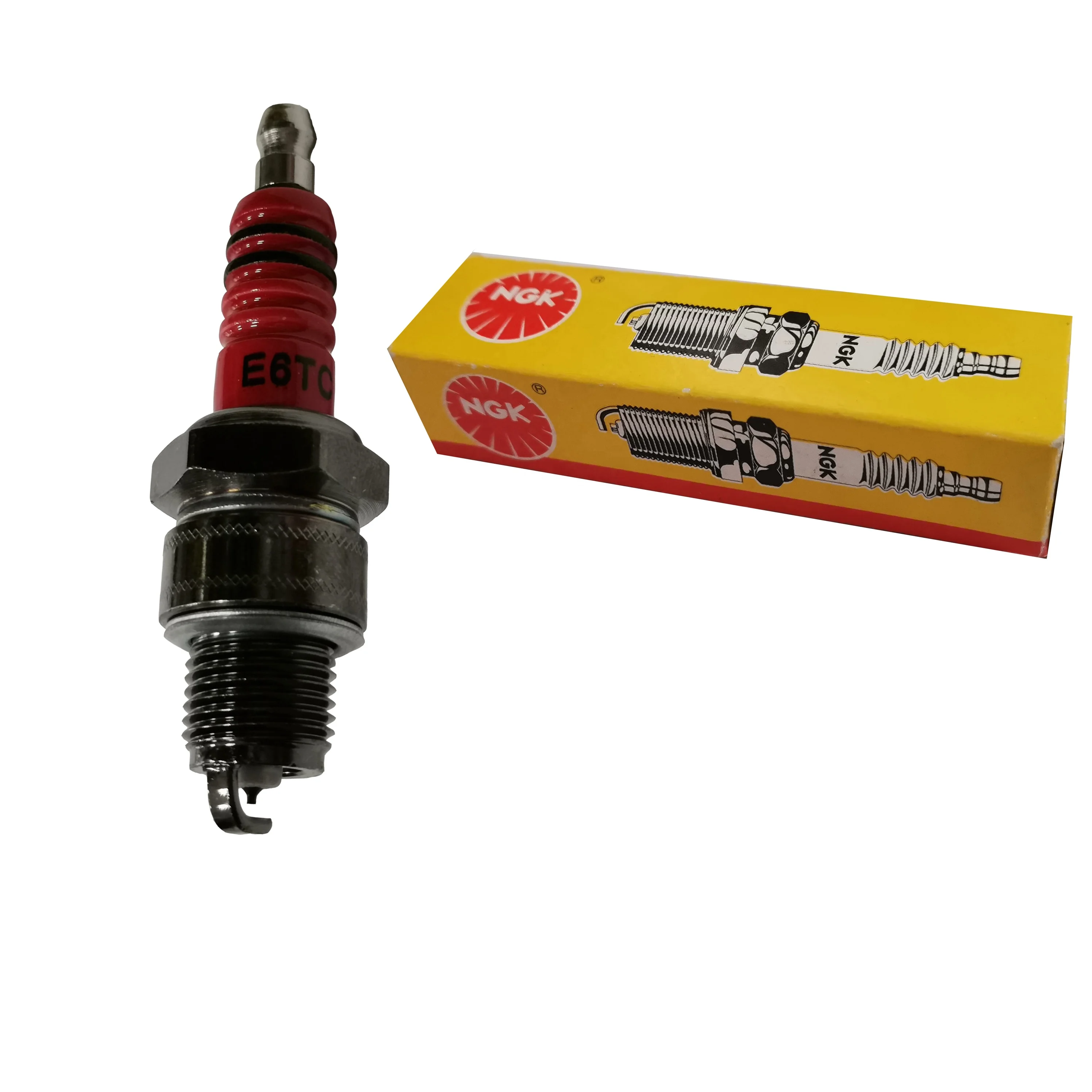 High Performance genuine quality spark plug engine ignition heater platinum iridium e6tc motorcycle spark plugs